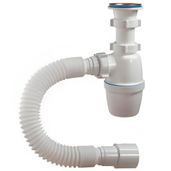 Sifon pentru lavoar Metline B02-SF 40 mm/ Polipropilenă photo 1