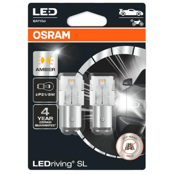 Автомобильная лампа Osram 7528DYP-02B светодиодная/ P21/ 5/ BAY15d/ 1.3 W/ 55 лм photo 1