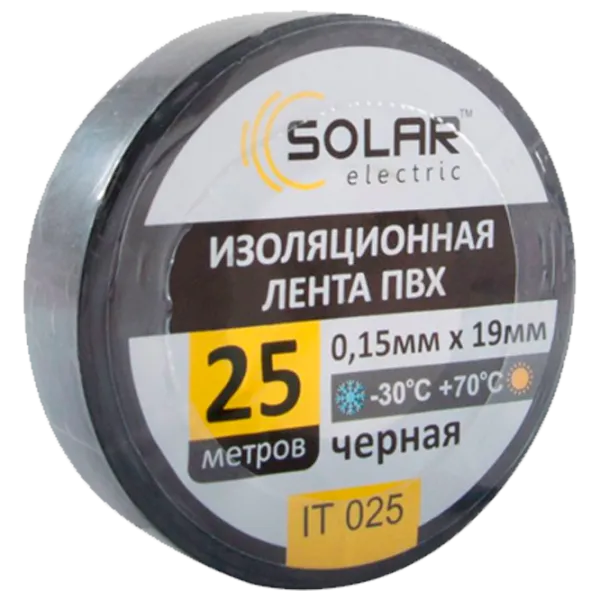 Bandă izolantă Solar IT025 PVC photo 1
