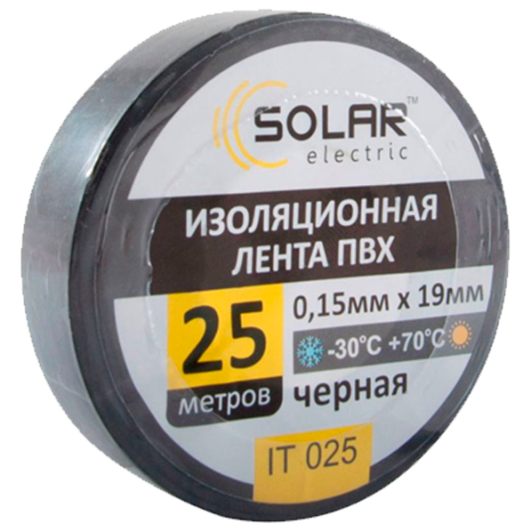Bandă izolantă Solar IT025 PVC photo 1
