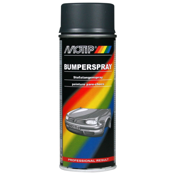 Vopsea auto Motip 04073 400 ml/ Pentru bara de protectie photo 1