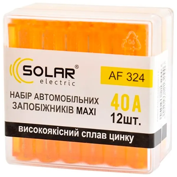 Предохранители Solar AF324 Металл photo 1