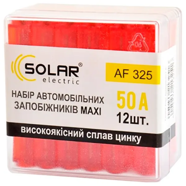 Предохранители Solar AF325 Металл photo 1