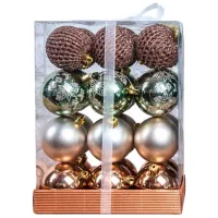 Игрушки для ёлки Global Christmas DS11767 6 см/ Разноцветный