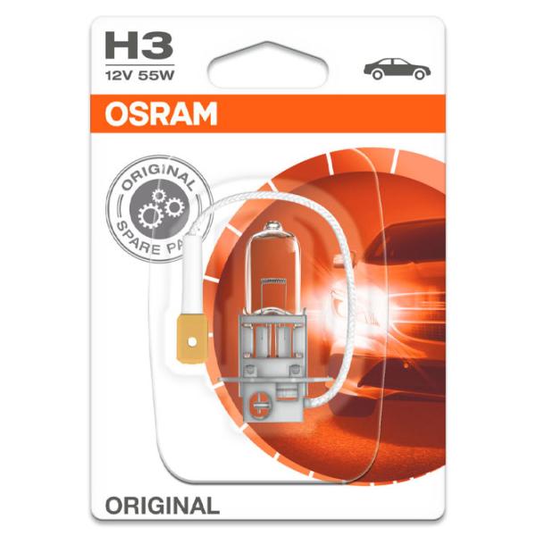 Автомобильная лампа Osram 64151 Галоген/ H3/ PK22s/ 55 Вт/ 1450лм photo 1 Автомобильная лампа Osram 64151 Галоген/ H3/ PK22s/ 55 Вт/ 1450лм photo 1