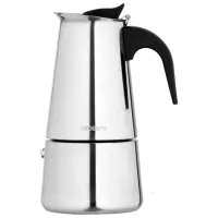 Cafetieră gheizer Ardesto AR0806SS 0.3l / Oțel inoxidabil / Inox