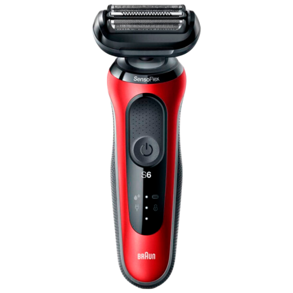 Aparat de ras electric Braun 61-R1200s Red Black  photo 1