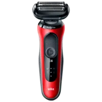 Бритва электрическая Braun 61-R1200s Красный Черный 
