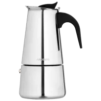 Cafetieră gheizer Ardesto AR0804SS 0.2l / Oțel inoxidabil / Inox