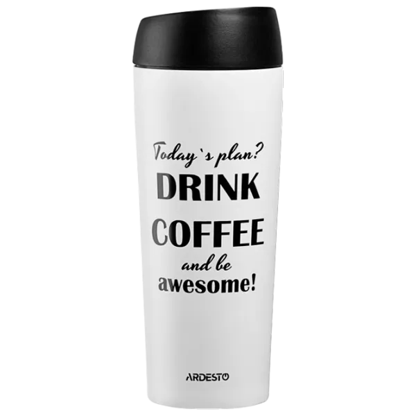 Cană termo Ardesto Coffee Time AR2645DMW Beige 0.45l photo 1