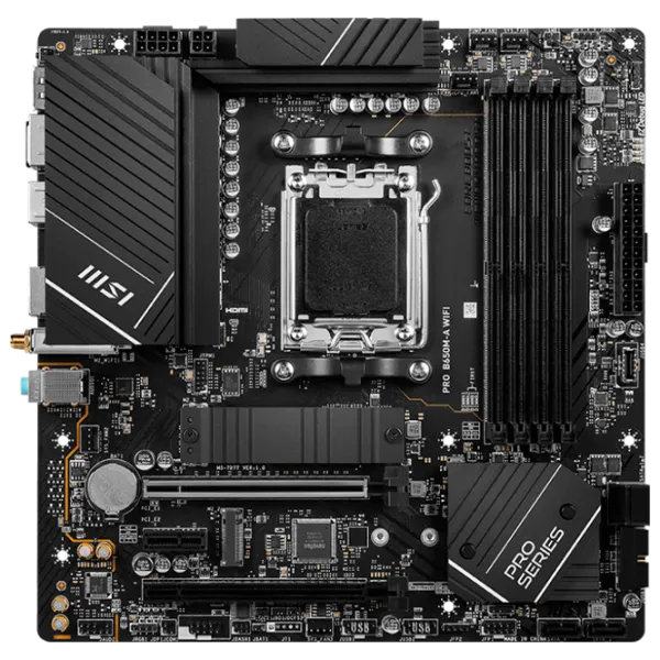 Материнская плата MSI PRO B650M-A WIFI micro ATX/ Intel B650M-A photo 1 Материнская плата MSI PRO B650M-A WIFI micro ATX/ Intel B650M-A photo 1