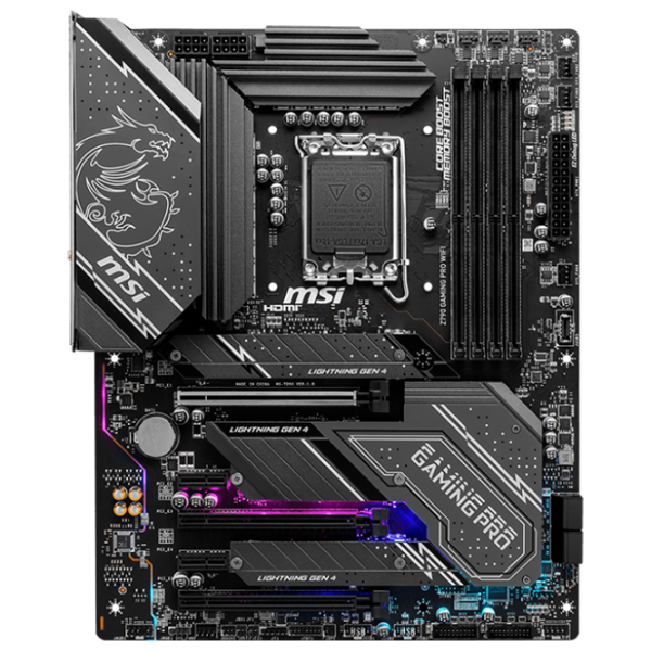 Материнская плата MSI Z790 GAMING PRO WIFI ATX/ Intel Z790 photo 1 Материнская плата MSI Z790 GAMING PRO WIFI ATX/ Intel Z790 photo 1