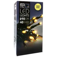 Luminițe decorative Christmas 39738 Fir/ Alb cald