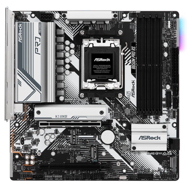 Материнская плата ASRock B650M PRO RS micro ATX/ AMD B650M photo 1