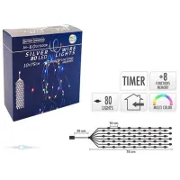 Luminițe decorative Christmas 43489 Cascada/ Multicolor