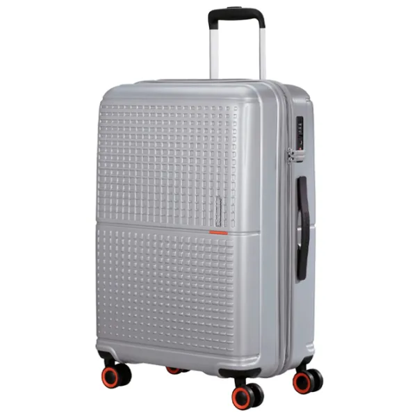 Valiză American Tourister Geopop Spinner 103l/ Metalic Silver photo 1
