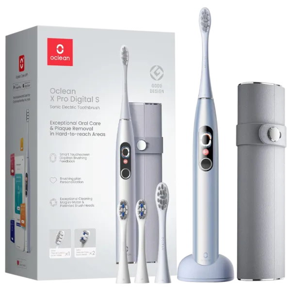 Periuță de dinți electrică Oclean X Pro Digital Set 2D/ Gray photo 1