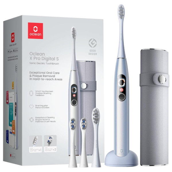 Periuță de dinți electrică Oclean X Pro Digital Set 2D/ Gray photo 1