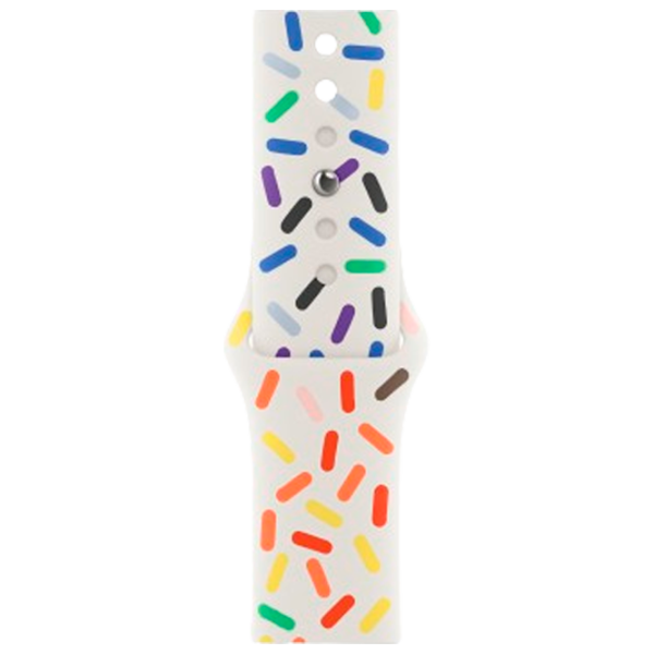 Curelușă Apple Watch Ultra Sport Band Fluoroelastomer/ 41 mm/ White Multicolor photo 1 Curelușă Apple Watch Ultra Sport Band Fluoroelastomer/ 41 mm/ White Multicolor photo 1
