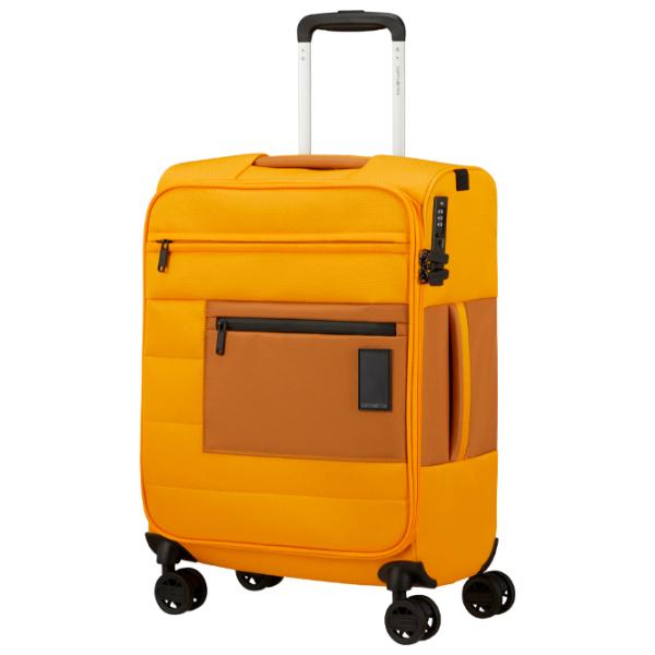 Valiză Samsonite Vaycay Spinner 40l/ Golden Yellow photo 1 Valiză Samsonite Vaycay Spinner 40l/ Golden Yellow photo 1