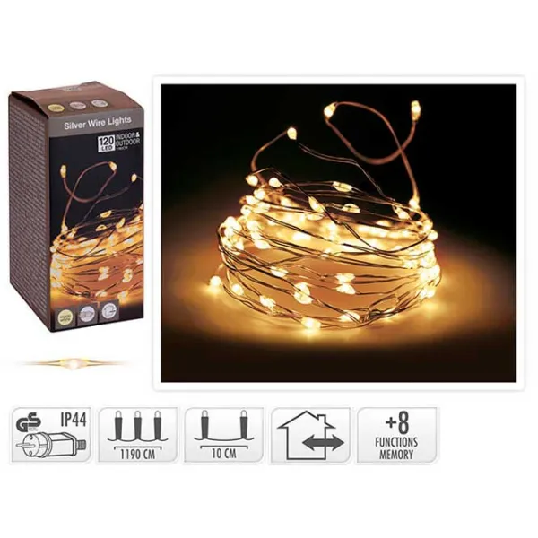 Гирлянды LED Christmas 45869 Нить/ Тёплый белый photo 1 Гирлянды LED Christmas 45869 Нить/ Тёплый белый photo 1