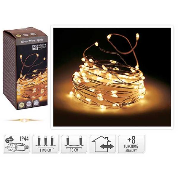 Гирлянды LED Christmas 45869 Нить/ Тёплый белый photo 1 Гирлянды LED Christmas 45869 Нить/ Тёплый белый photo 1