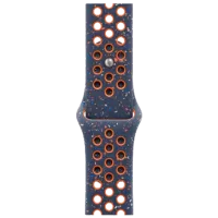 Ремень Apple Watch 9 Nike Sport Band Фторэластомер/ 41 мм/ Синий Flame