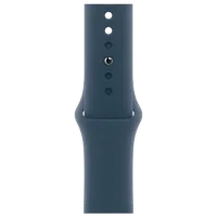 Ремень Apple Watch 9 Sport Band Фторэластомер/ 41 мм/ Синий Storm