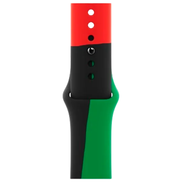 Ремень Apple Watch 9 Sport Band Фторэластомер/ Черный Unity photo 1