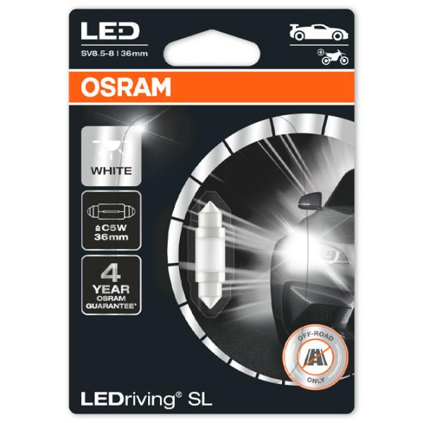 Lampă auto Osram 6418DWP LED/ C5W/ SV8.5-8/ 0.6 W/ 45 lm photo 1 Lampă auto Osram 6418DWP LED/ C5W/ SV8.5-8/ 0.6 W/ 45 lm photo 1