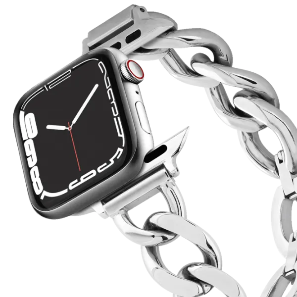 Curelușă Apple Watch Ultra 2 Chain Bracelet Oțel inoxidabil/ 38, 40, 41 mm/ Silver photo 1