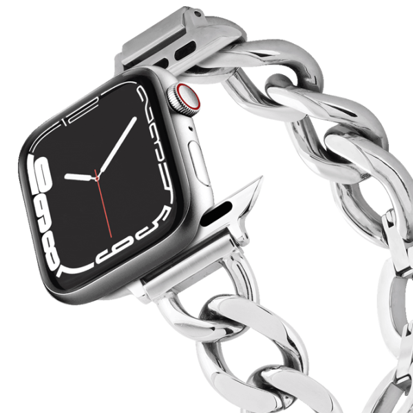 Curelușă Apple Watch Ultra 2 Chain Bracelet Oțel inoxidabil/ 38, 40, 41 mm/ Silver photo 1
