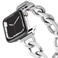 Curelușă Apple Watch Ultra 2 Chain Bracelet Oțel inoxidabil/ 38, 40, 41 mm/ Silver