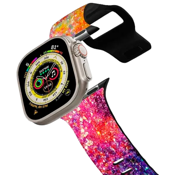 Ремень Apple Watch Ultra 2 Impact Band Dancing in the Moonlight by Ingrid Ching 42, 44, 45, 49 мм/ Черный Разноцветный photo 1