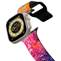 Ремень Apple Watch Ultra 2 Impact Band Dancing in the Moonlight by Ingrid Ching 42, 44, 45, 49 мм/ Черный Разноцветный
