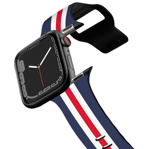 Curelușă Apple Watch Ultra 2 Impact Band Classic England (Red) 42, 44, 45, 49 mm/ Black Multicolor photo 1