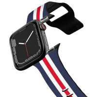 Ремень Apple Watch Ultra 2 Impact Band Classic England (Red) 42, 44, 45, 49 мм/ Черный Разноцветный