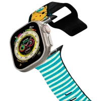 Curelușă Apple Watch Ultra 2 Impact Band There are plenty of fish in the sea but you're the only one for me, Black 38, 40, 41 mm/ Black Multicolor