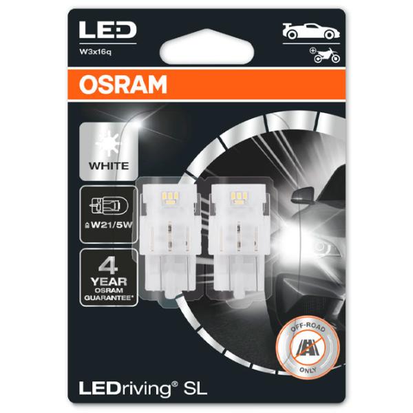 Автомобильная лампа Osram 7515DWP светодиодная/ W21/ 5W/ W3x16q/ 1.9 Вт/ 155 лм photo 1 Автомобильная лампа Osram 7515DWP светодиодная/ W21/ 5W/ W3x16q/ 1.9 Вт/ 155 лм photo 1