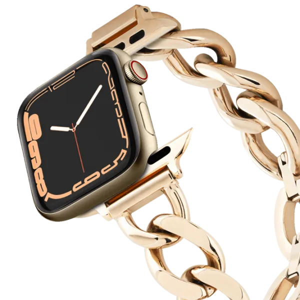 Ремень Apple Watch Ultra 2 Chain Bracelet Нержавеющая сталь/ 38, 40, 41 мм/ Золото photo 1 Ремень Apple Watch Ultra 2 Chain Bracelet Нержавеющая сталь/ 38, 40, 41 мм/ Золото photo 1