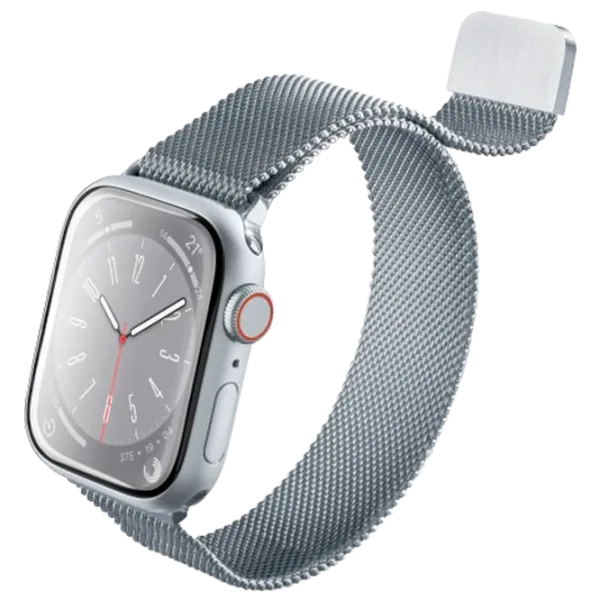 Curelușă Apple Watch 7 Milanese Loop Oțel inoxidabil/ 42, 44, 45, 49 mm/ Silver photo 1