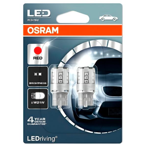 Автомобильная лампа Osram 7705R-02B светодиодная/ W21W/ W3x16d/ 21 Вт/ 30лм photo 1 Автомобильная лампа Osram 7705R-02B светодиодная/ W21W/ W3x16d/ 21 Вт/ 30лм photo 1