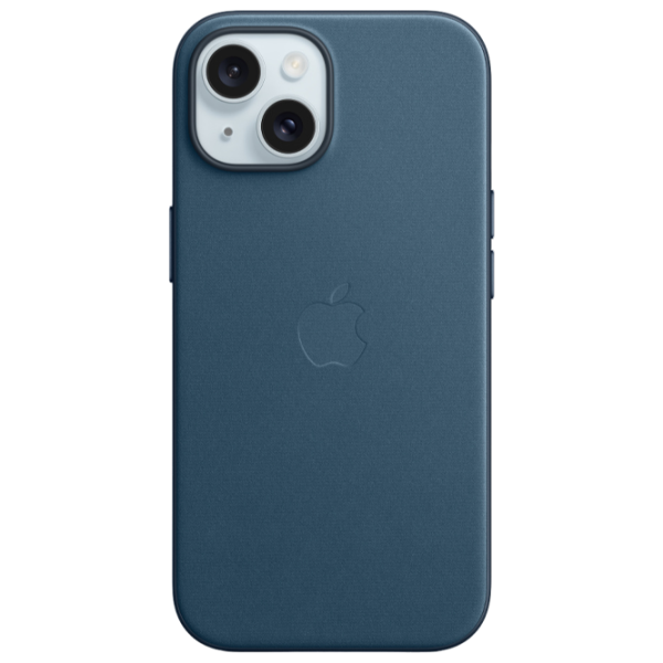 Husă pentru smartphone Apple iPhone 15 Apple/ MagSafe Back/ FineWoven/ Pacific Blue photo 1 Husă pentru smartphone Apple iPhone 15 Apple/ MagSafe Back/ FineWoven/ Pacific Blue photo 1