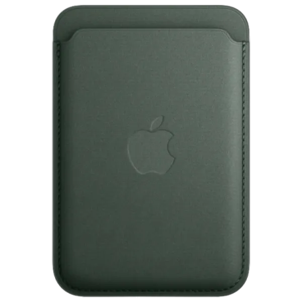 Husă Portmoneu Apple iPhone 12 - 15 All Apple/ MagSafe/ FineWoven/ Evergreen Green photo 1