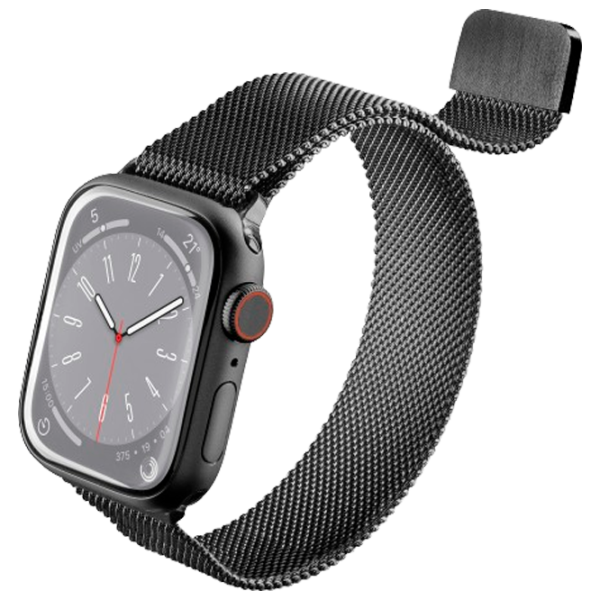 Ремень Apple Watch 7 Milanese Loop Нержавеющая сталь/ 42, 44, 45, 49 мм/ Черный photo 1 Ремень Apple Watch 7 Milanese Loop Нержавеющая сталь/ 42, 44, 45, 49 мм/ Черный photo 1