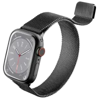 Ремень Apple Watch 7 Milanese Loop Нержавеющая сталь/ 42, 44, 45, 49 мм/ Черный