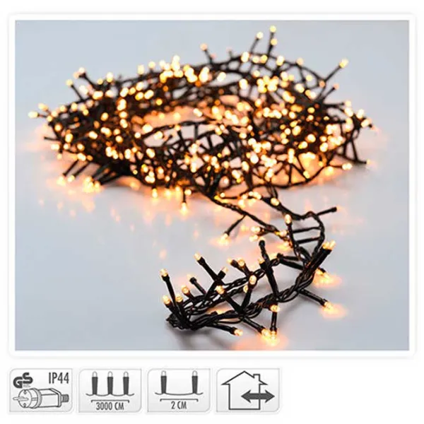 Гирлянды LED Christmas 49200 Нить/ Тёплый белый photo 1 Гирлянды LED Christmas 49200 Нить/ Тёплый белый photo 1