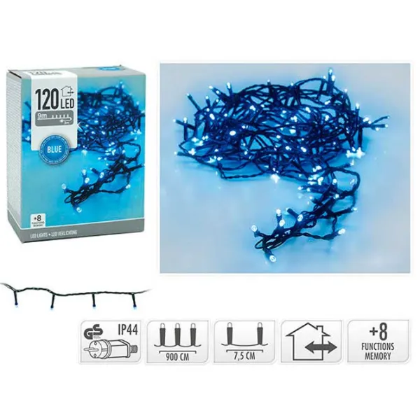 Гирлянды LED Christmas 49226 Нить/ Синий photo 1 Гирлянды LED Christmas 49226 Нить/ Синий photo 1