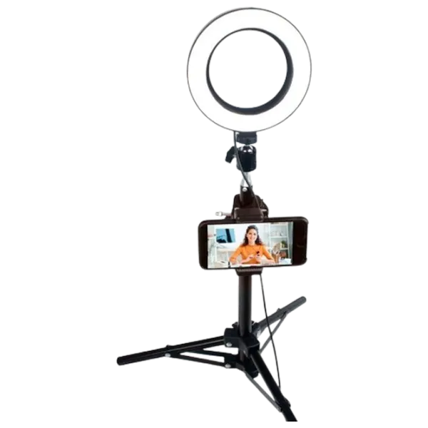 Штатив с круглой лампой Red5 Home Vlogging kit Черный photo 1