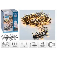 Luminițe decorative Christmas 49237 Fir/ Alb cald